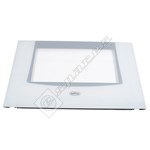 Belling Main Oven Door Assembly w/ white detailing
