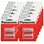 Panasonic Zinc Chloride 1.5V C Batteries - Pack of 12
