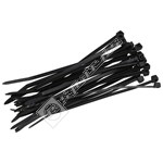 Wellco Black Cable Ties - 100mm