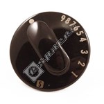 Belling Gold & Black Cooker Thermostat Knob