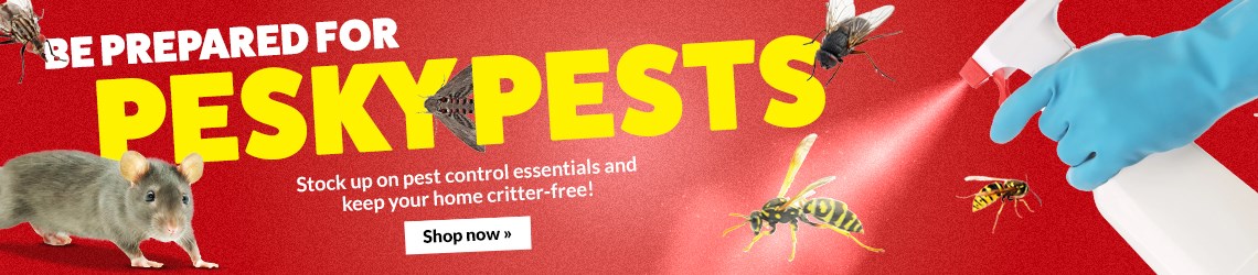Be prepared for pesky pests