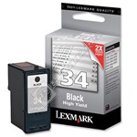 Lexmark Genuine No 34 High Capacity Black Ink Cartridge - 18C0034E