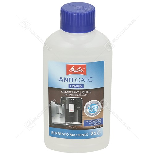 Melitta Automatic Coffee Machine Anti Calc Liquid Descaler 250ml eSpares