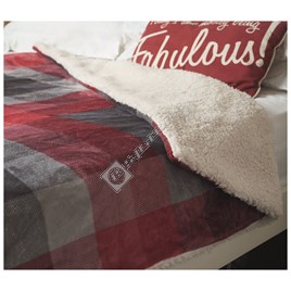 Dreamland sherpa tartan online heated overblanket