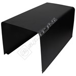 Caple Black Cooker Hood Lower Chimney - 500mm