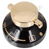 Stoves Black & Gold Main Oven Control Knob