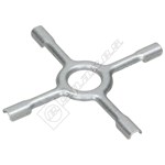 Indesit Hob Pan Support Grid - Chrome