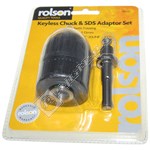 Rolson Keyless Chuck Complete with Adaptor