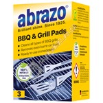 Abrazo Abrazo Biodegradable BBQ & Grill Grease Cleaning Pads - Pack of 3