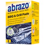 Abrazo Biodegradable BBQ & Grill Grease Cleaning Pads - Pack of 3