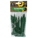 Kingfisher Large Plastic Garden Pegs - Pack of 10