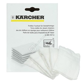 Steam Cleaner Cleaning Cloths - Pack of 5 - ES507813