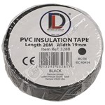 Wellco PVC 20m Insulation Tape - Black