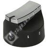 Stoves Grill/Oven Control Knob - Black/Chrome