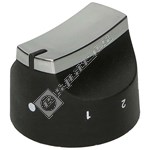 Stoves Grill/Oven Control Knob - Black/Chrome