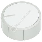 Beko Washing Machine Control Knob - Silver/White