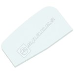 Indesit Right Hand White Upper Door Hinge Cover - 59 x 35 mm