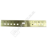 Rangemaster Oven Control Panel Fascia - Stainless Steel
