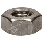 Rangemaster M6 nut hexagon nickel plate