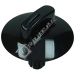 Zanussi Black Dishwasher Control Knob