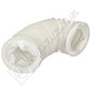 Electruepart White PVC Vent Hose - 1M