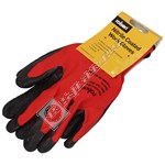 Rolson Latex Coated Work Gloves - Large