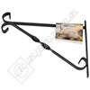 Kingfisher Black Hanging Basket Bracket - 12"