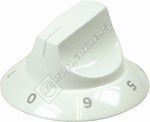 Tricity Bendix White Hob Control Knob