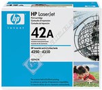 Hewlett Packard Genuine 42A Black Toner Cartridge (Q5942A)