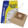 Electruepart BAG238 Goblin (Type 00) Vacuum Dust Bags - Pack of 5