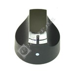 Stoves Black & Chrome Hotplate Control Knob