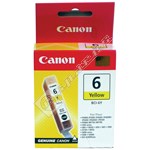 Canon Genuine Yellow Ink Cartridge - BCI-6Y