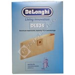 DeLonghi Vacuum Cleaner Paper Dust Bags + Micro Filters