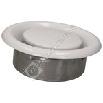 125mm Metal Ceiling Air Extractor Vent - White Powder Coated