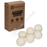 eSpares eSpares Tumble Dryer Wool Balls - Pack of 6