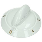 Tricity Bendix White Hob Control Knob