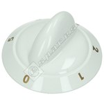 Tricity Bendix White Hob Control Knob