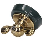 Creda Dark Green Brass Finish Oven Control Knob