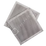 Cooker Hood Metal Grease Filter - Pack of 2