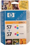 Hewlett Packard Genuine HP 57 Colour Ink Cartridge Twin Pack - C9503AE