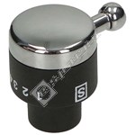 Rangemaster Cooker Control Knob - Black & Silver