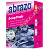 Abrazo Biodegradable Grease & Grime Soap Cleaning Pads - Pack of 15