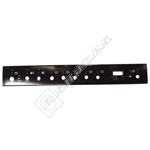 Rangemaster Oven Control Panel Fascia - Black