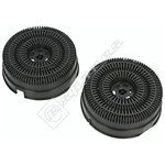 Cooker Hood Active Carbon Filter - Pack of 2