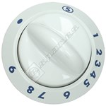 Electrolux White Cooker & Main Oven Control Knob
