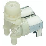 Candy Washing Machine Double Solenoid Valve 180Deg. With Protected (Push) Connectors