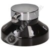 Electruepart Hotplate Control Knob - Black & Chrome