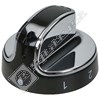 Stoves Black & Chrome Grill Control Knob