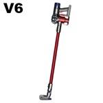 Dyson V6 UK Satin Silver/Moulded Purple & Red/Natural Spare Parts