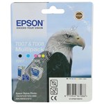Epson Genuine Multi-Pack Ink Cartridges - T007 & T008